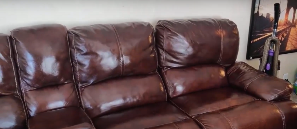 How often should you clean a leather sofa?