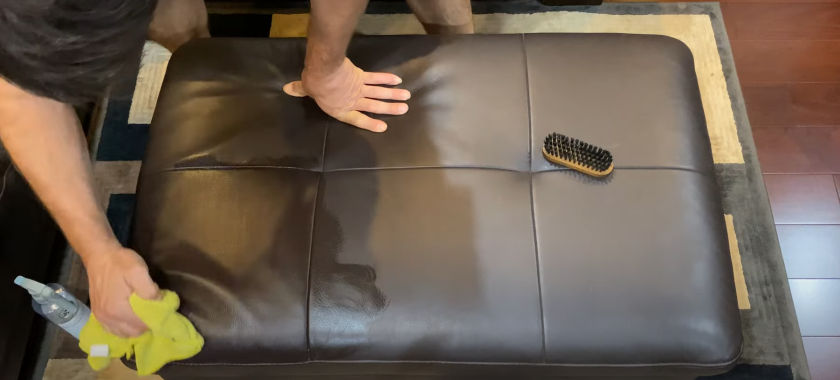 How often should you clean a leather sofa?
