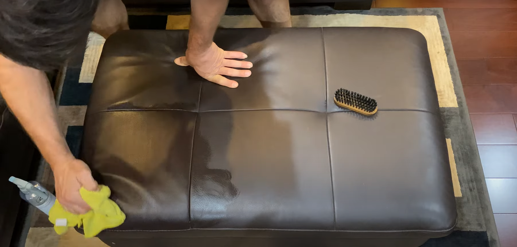 How often should you clean a leather sofa?
