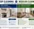 Deep Cleaning vs Regular Cleaning
